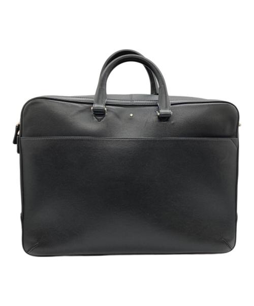 MONTBLANC（モンブラン）MONTBLANC (モンブラン) レザーブリーフケース ブラックの古着・服飾アイテム
