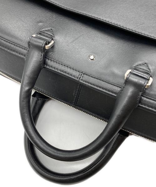 MONTBLANC（モンブラン）MONTBLANC (モンブラン) レザーブリーフケース ブラックの古着・服飾アイテム