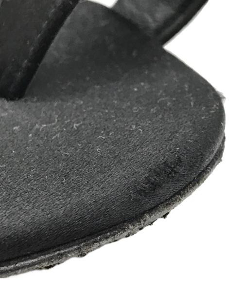 Salvatore Ferragamo（サルヴァトーレ フェラガモ）Salvatore Ferragamo (サルヴァトーレ フェラガモ) ヴァラリボンサンダル ブラック サイズ:6 1/2の古着・服飾アイテム