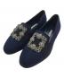 Manolo Blahnik（マノロブラニク）の古着「HANGISIパンプス」｜ネイビー