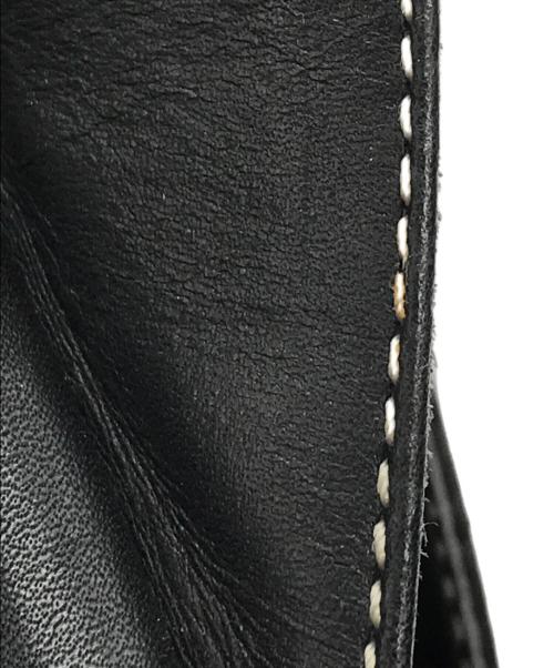 Manolo Blahnik（マノロブラニク）Manolo Blahnik (マノロブラニク) レザーフラットサンダル ブラック サイズ:38の古着・服飾アイテム