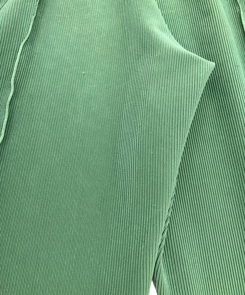 TOGA PULLA（トーガ プルラ）TOGA PULLA (トーガ プルラ) Code pique jersey pants グリーン サイズ:34の古着・服飾アイテム