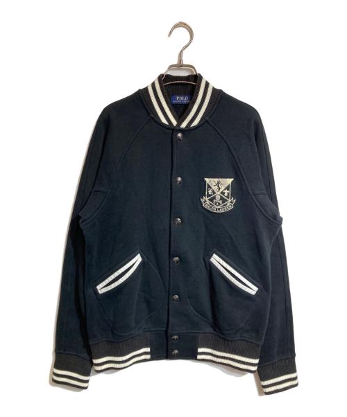 POLO RALPH LAUREN（ポロ・ラルフローレン）POLO RALPH LAUREN (ポロ・ラルフローレン) スタジアムジャケット ブラック サイズ:Sの古着・服飾アイテム