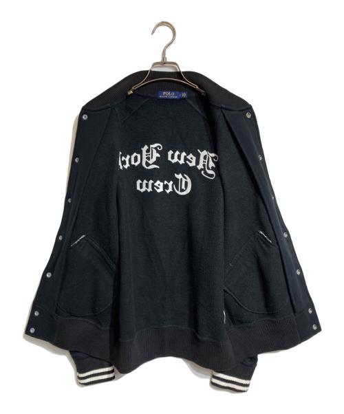 POLO RALPH LAUREN（ポロ・ラルフローレン）POLO RALPH LAUREN (ポロ・ラルフローレン) スタジアムジャケット ブラック サイズ:Sの古着・服飾アイテム