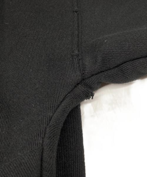 OPEN YY（オープンワイワイ）OPEN YY (オープンワイワイ) DECONSTRUCTED HOODIE ブラック サイズ:Lの古着・服飾アイテム