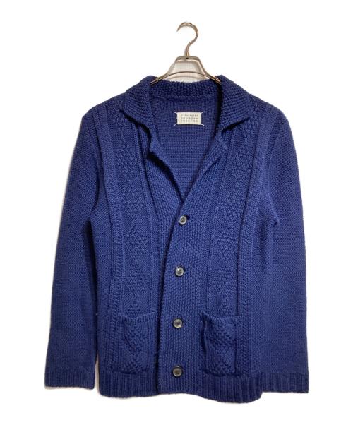 MARTIN MARGIELA（マルタン・マルジェラ）MARTIN MARGIELA (マルタン・マルジェラ) ニットジャケット ブルー サイズ:Ｌの古着・服飾アイテム