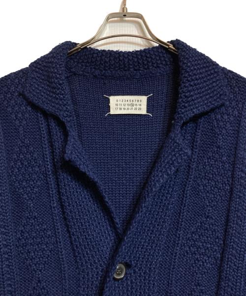 MARTIN MARGIELA（マルタン・マルジェラ）MARTIN MARGIELA (マルタン・マルジェラ) ニットジャケット ブルー サイズ:Ｌの古着・服飾アイテム