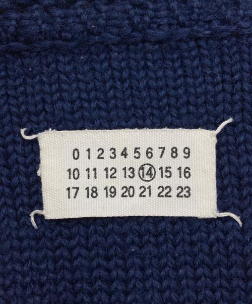 MARTIN MARGIELA（マルタン・マルジェラ）MARTIN MARGIELA (マルタン・マルジェラ) ニットジャケット ブルー サイズ:Ｌの古着・服飾アイテム