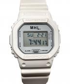 CASIO×MHLカシオ×エムエイチエル）の古着「G-SHOCK」｜ホワイト