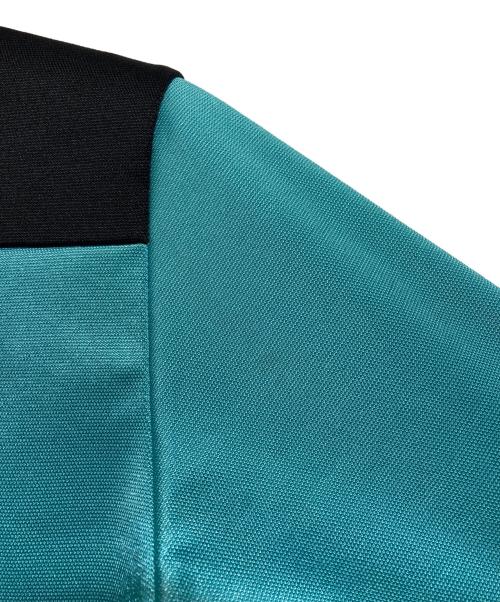 JUNYA WATANABE COMME des GARCONS（ジュンヤワタナベ コムデギャルソン）JUNYA WATANABE COMME des GARCONS ((ジュンヤワタナベ コムデギャルソン) バイカラーポロシャツ ブルー サイズ:Freeの古着・服飾アイテム