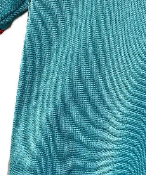 JUNYA WATANABE COMME des GARCONS（ジュンヤワタナベ コムデギャルソン）JUNYA WATANABE COMME des GARCONS ((ジュンヤワタナベ コムデギャルソン) バイカラーポロシャツ ブルー サイズ:Freeの古着・服飾アイテム