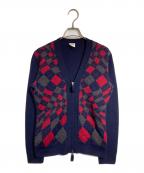 Jean Paul Gaultier FEMMEジャンポールゴルチエ フェム）の古着「ジップニットカーディガン」｜ネイビー