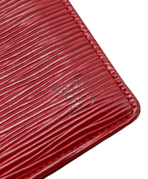 LOUIS VUITTON（ルイ ヴィトン）LOUIS VUITTON (ルイ ヴィトン) カードケース レッドの古着・服飾アイテム