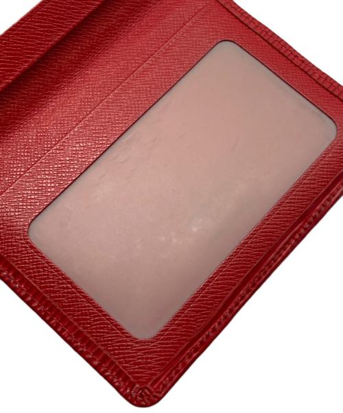 LOUIS VUITTON（ルイ ヴィトン）LOUIS VUITTON (ルイ ヴィトン) カードケース レッドの古着・服飾アイテム