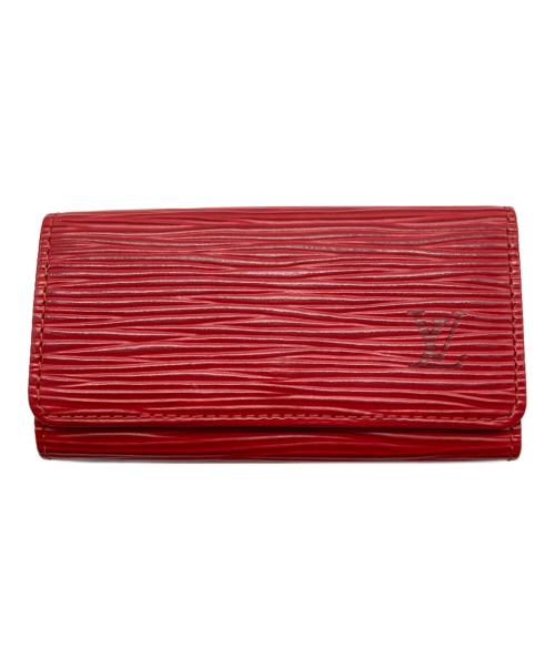 LOUIS VUITTON（ルイ ヴィトン）LOUIS VUITTON (ルイ ヴィトン) キーケース レッドの古着・服飾アイテム
