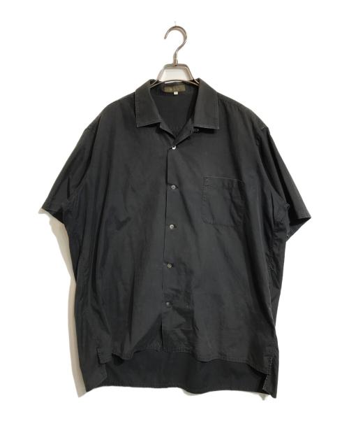 Y's for men（ワイズフォーメン）Y'S for men (ワイズフォーメン) 半袖オープンカラーシャツ ブラック サイズ:3の古着・服飾アイテム
