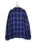 RADIALL (ラディアル) OPEN COLLARED SHIRT L/S ブラック×ブルー サイズ:L：13000円
