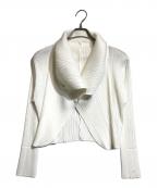 PLEATS PLEASEプリーツプリーズ）の古着「プリーツカーディガン」｜ホワイト