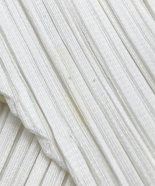 PLEATS PLEASE（プリーツプリーズ）PLEATS PLEASE (プリーツプリーズ) プリーツカーディガン ホワイト サイズ:4の古着・服飾アイテム