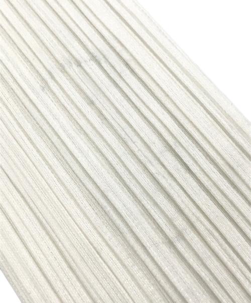 PLEATS PLEASE（プリーツプリーズ）PLEATS PLEASE (プリーツプリーズ) プリーツカーディガン ホワイト サイズ:4の古着・服飾アイテム