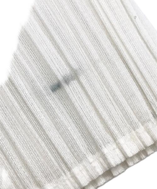 PLEATS PLEASE（プリーツプリーズ）PLEATS PLEASE (プリーツプリーズ) プリーツカーディガン ホワイト サイズ:4の古着・服飾アイテム