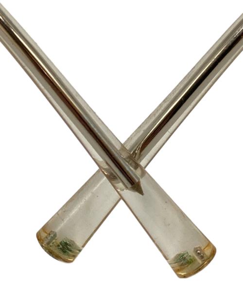 CHANEL（シャネル）CHANEL (シャネル) リムレスサングラス グレー サイズ:57-18-130の古着・服飾アイテム