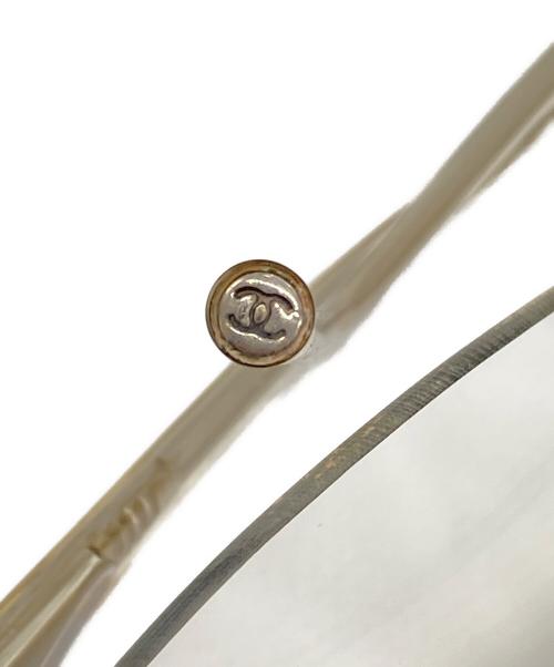 CHANEL（シャネル）CHANEL (シャネル) リムレスサングラス グレー サイズ:57-18-130の古着・服飾アイテム