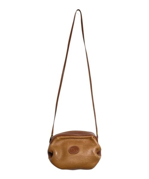 GUCCI（グッチ）GUCCI (グッチ) オールドレザーショルダーバッグ ブラウンの古着・服飾アイテム