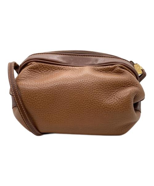 GUCCI（グッチ）GUCCI (グッチ) オールドレザーショルダーバッグ ブラウンの古着・服飾アイテム