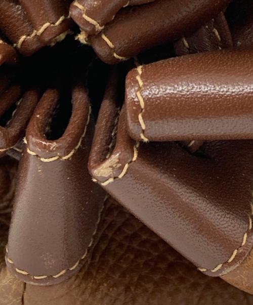 GUCCI（グッチ）GUCCI (グッチ) オールドレザーショルダーバッグ ブラウンの古着・服飾アイテム