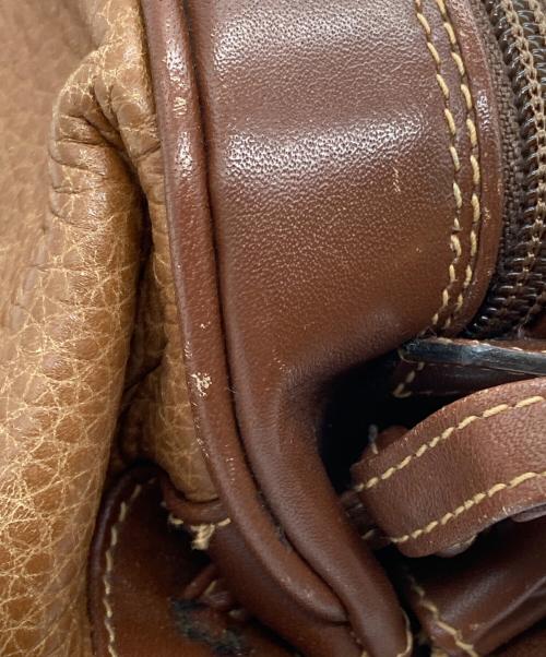 GUCCI（グッチ）GUCCI (グッチ) オールドレザーショルダーバッグ ブラウンの古着・服飾アイテム