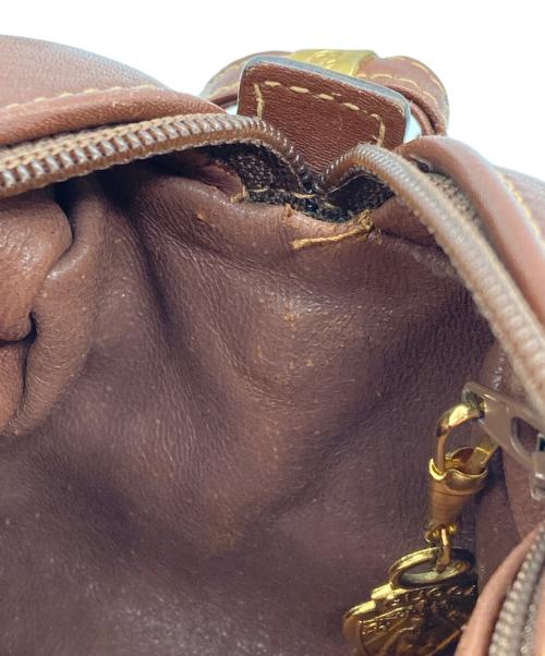 GUCCI（グッチ）GUCCI (グッチ) オールドレザーショルダーバッグ ブラウンの古着・服飾アイテム