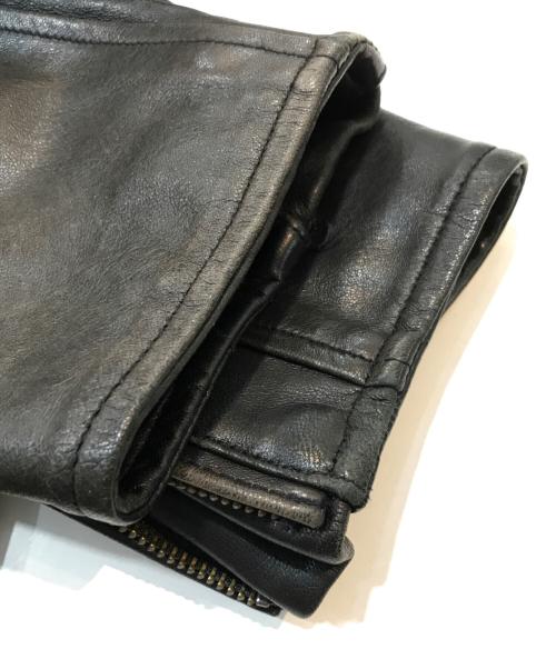 AVIREX（アヴィレックス）AVIREX (アヴィレックス) レザーライダースジャケット ブラック サイズ:Mの古着・服飾アイテム