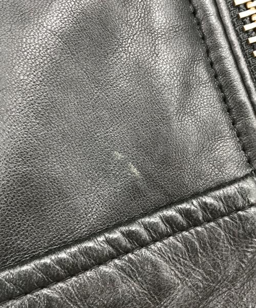 AVIREX（アヴィレックス）AVIREX (アヴィレックス) レザーライダースジャケット ブラック サイズ:Mの古着・服飾アイテム