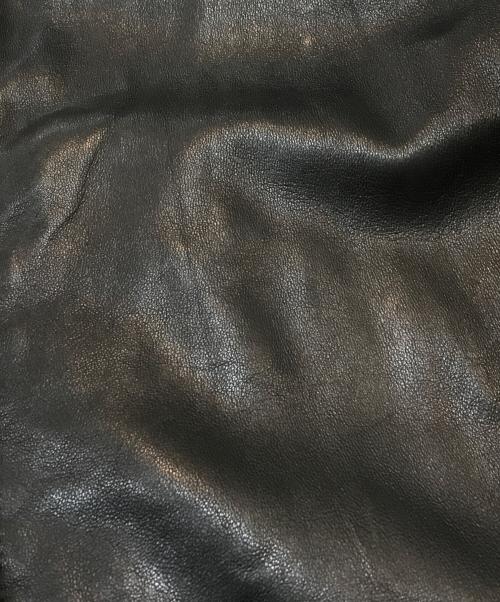 AVIREX（アヴィレックス）AVIREX (アヴィレックス) レザーライダースジャケット ブラック サイズ:Mの古着・服飾アイテム