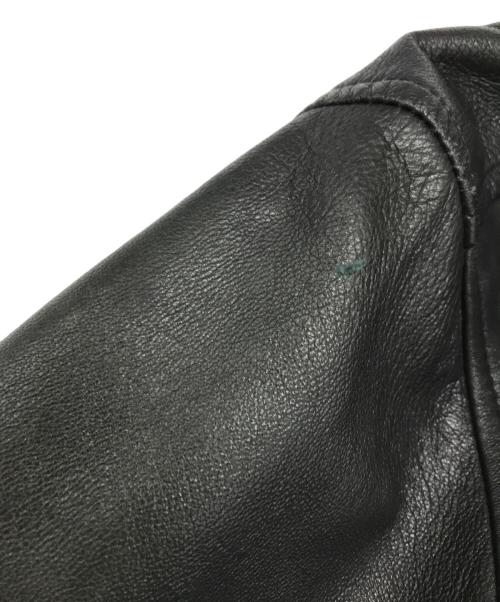 AVIREX（アヴィレックス）AVIREX (アヴィレックス) レザーライダースジャケット ブラック サイズ:Mの古着・服飾アイテム