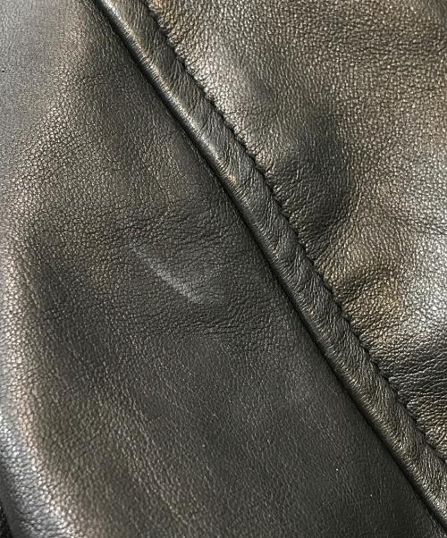 AVIREX（アヴィレックス）AVIREX (アヴィレックス) レザーライダースジャケット ブラック サイズ:Mの古着・服飾アイテム