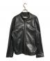AVIREX（アヴィレックス）の古着「レザーライダースジャケット」｜ブラック