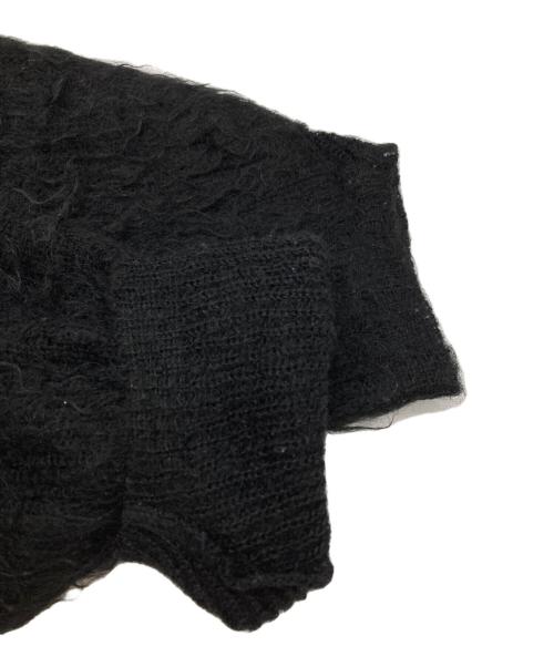 stepahed（ステップアヘッド）stepahed (ステップアヘッド) モヘヤニットカーディガン ブラック サイズ:Lの古着・服飾アイテム