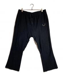 READYMADE（レディメイド）の古着「FLARE SWTPNT SMILE」｜ブラック