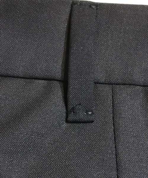 MIU MIU（ミュウミュウ）MIU MIU (ミュウミュウ) サイドラインスラックス ネイビー サイズ:40の古着・服飾アイテム