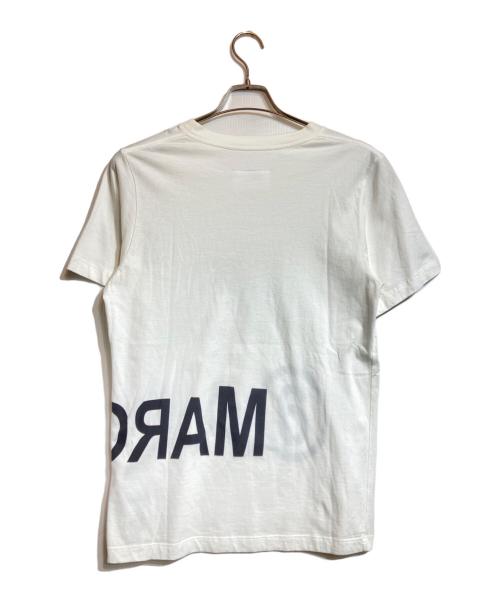 MM6 Maison Margiela（エムエムシックスメゾンマルジェラ）MM6 Maison Margiela (エムエムシックスメゾンマルジェラ) ロゴプリントTシャツ ホワイト サイズ:XSの古着・服飾アイテム