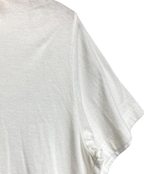 MM6 Maison Margiela（エムエムシックスメゾンマルジェラ）MM6 Maison Margiela (エムエムシックスメゾンマルジェラ) ロゴプリントTシャツ ホワイト サイズ:XSの古着・服飾アイテム