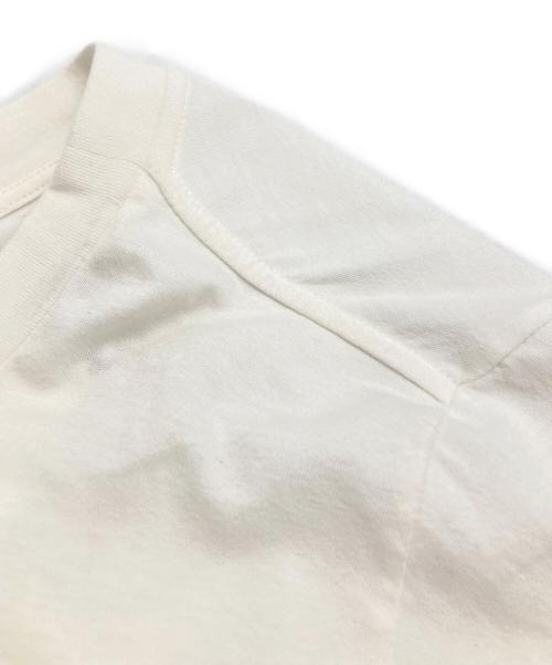 MM6 Maison Margiela（エムエムシックスメゾンマルジェラ）MM6 Maison Margiela (エムエムシックスメゾンマルジェラ) ロゴプリントTシャツ ホワイト サイズ:XSの古着・服飾アイテム