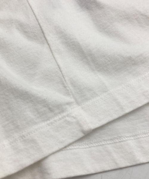 MM6 Maison Margiela（エムエムシックスメゾンマルジェラ）MM6 Maison Margiela (エムエムシックスメゾンマルジェラ) ロゴプリントTシャツ ホワイト サイズ:XSの古着・服飾アイテム