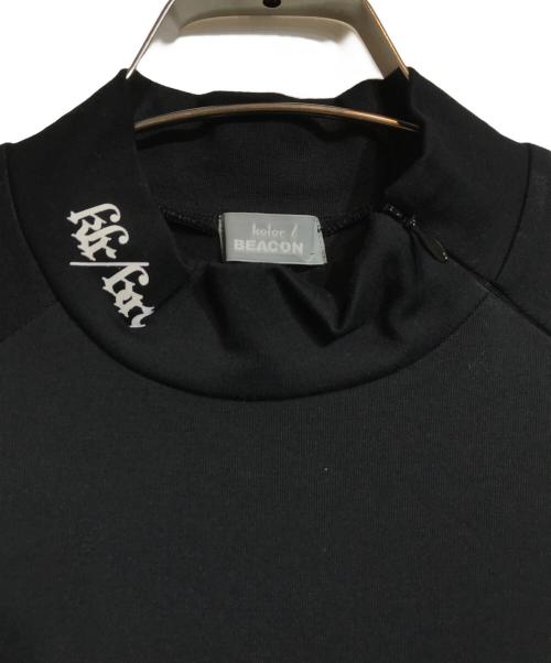 kolor/BEACON（カラービーコン）kolor/BEACON (カラービーコン) モックネックカットソー ブラック サイズ:3の古着・服飾アイテム