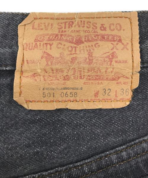 LEVI'S（リーバイス）LEVI'S (リーバイス) 先染め501デニムパンツ ブラック サイズ:32の古着・服飾アイテム