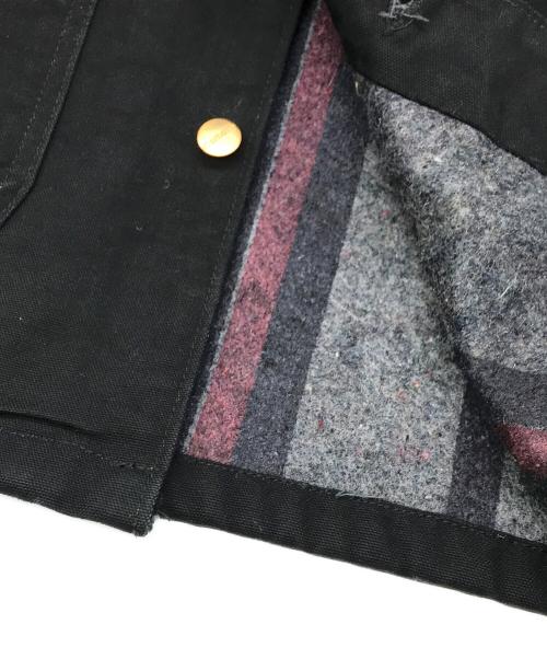 CarHartt（カーハート）CarHartt (カーハート) 企業刺繍ミシガンチョアコート ブラック サイズ:48の古着・服飾アイテム