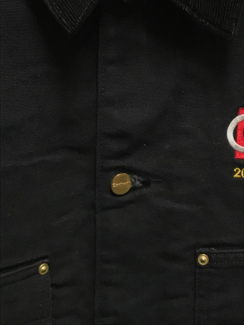 CarHartt（カーハート）CarHartt (カーハート) 企業刺繍ミシガンチョアコート ブラック サイズ:48の古着・服飾アイテム