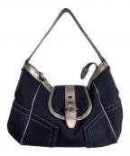 BURBERRY BLUE LABELバーバリーロンドンブルーレーベル）の古着「ワンショルダーバッグ」｜ブラック